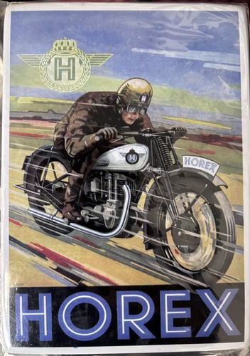 Blechschild horex org - blechschild,