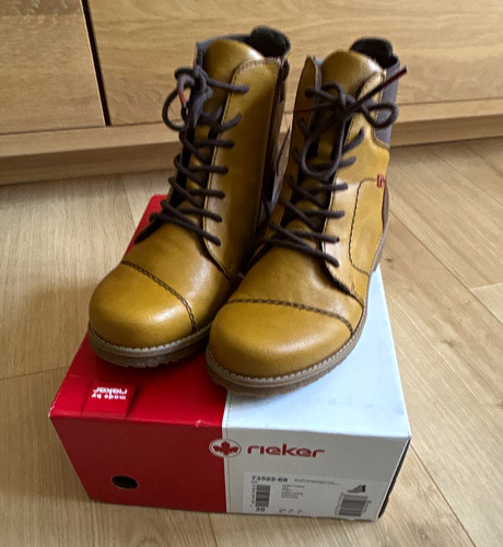Rieker damen stiefelette gelb - damen,