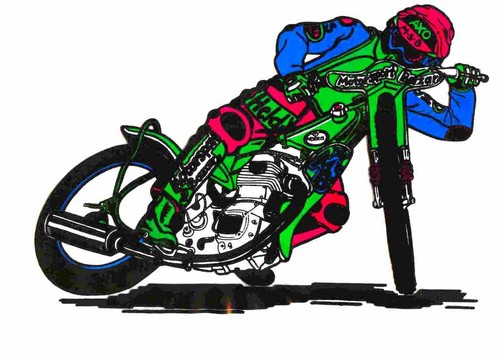 Speedway aufkleber held - speedway,