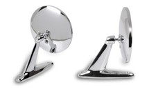 2x Seitenspiegel Spiegel Oldtimer Youngtimer chrom Oldschool universell
