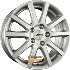 4 Alufelgen AUTEC SKANDIC Brillantsilber 8x19 ET42 5x108 19 Zoll