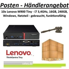 Posten & Händlerangebot - 10x Lenovo M900 tiny PCs