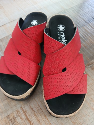Rieker sandalengr absatz - 36,