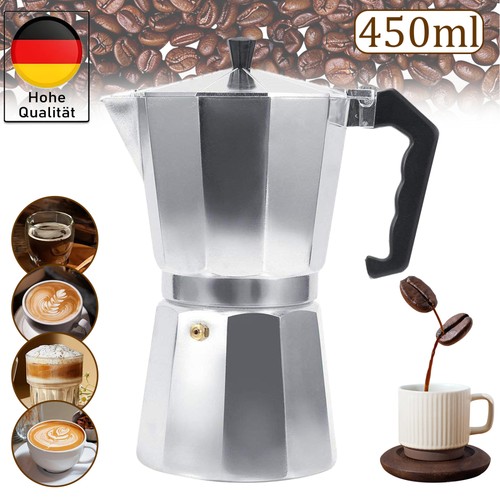 Aluminium espressokocher 450ml - espressokocher,