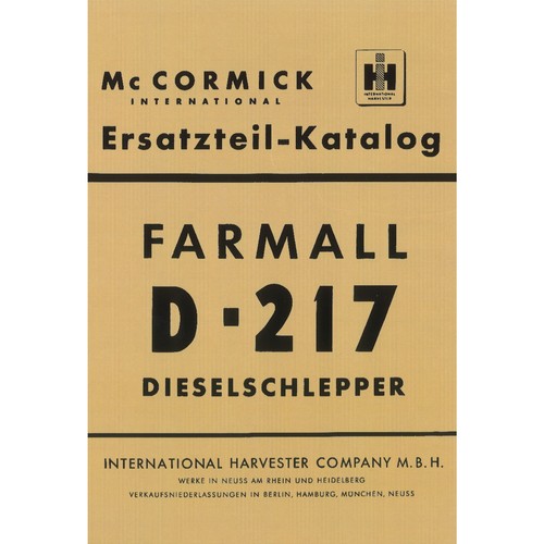 Mccormick ersatzteilliste - mccormick,