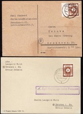 SBZ 1945, 2 Belege, Grunau i