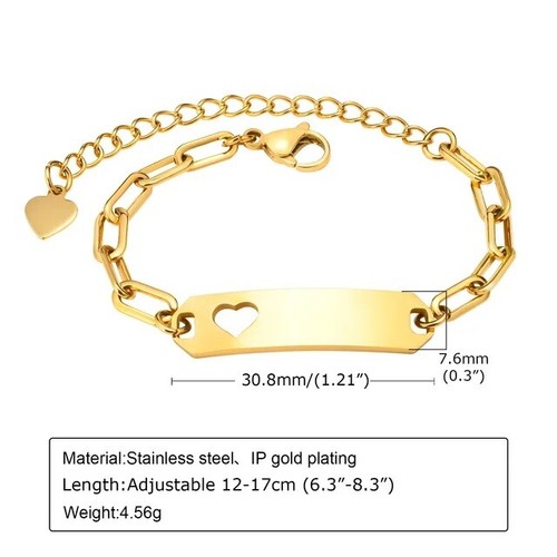 Edelstahl armband mit - edelstahl,