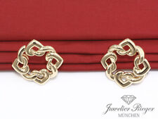 Bulgari Ohrclips Duppio Cuore Gelbgold 750 Gold Ohrschmuck Bvlgari