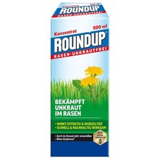 Roundup Rasen-Unkrautfrei Konzentrat 500 ml Löwenzahn Wegerich Unkrautvernichter
