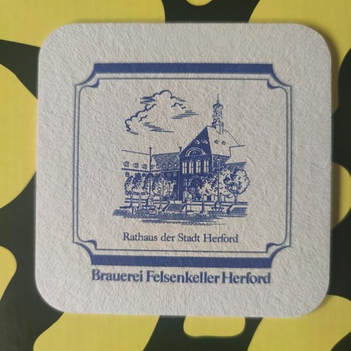 Schöner bierdeckel brauerei - bierdeckel,