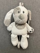 tiamo Spieluhr Hund Plüsch grau weiß Babyspieluhr Schlaflied