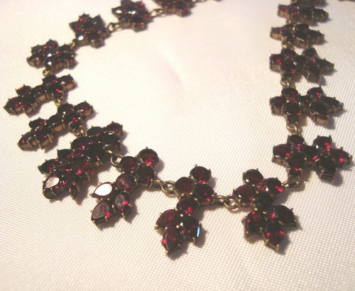 Alte granat kette - granat,