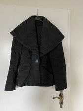 elegante kurze Damenjacke, schwarz, Gr. 38, von Walter Krines