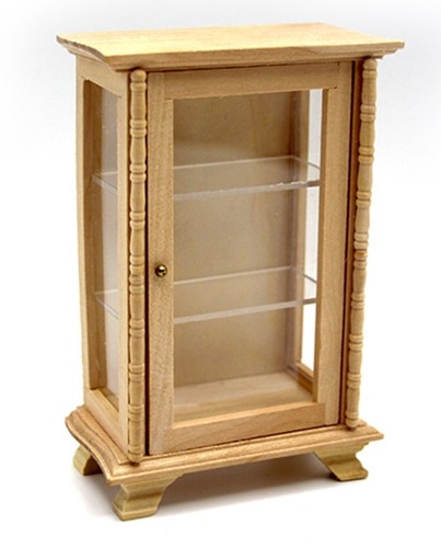 Puppenhaus holz glasvitrine - puppenhaus,