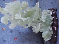 Jade Statue China,grüne Jade