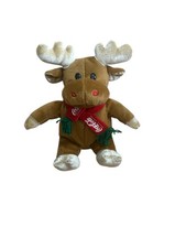 McDonalds Singender Elch Rudi 2001 Coca Cola Vintage Stoff- Plüschtier Selten