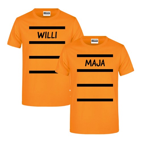 Shirt maja oder willi - "maja", "willi"