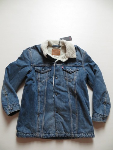 Levi jacke lange jeansjacke - lange,