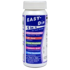 50 Test Strips EASY DIP 5 in 1 Teststreifen Teststäbchen Pool Schwimmbad Spa