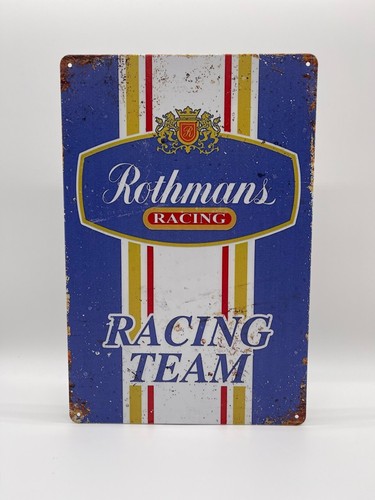 Blechschild rothmans racing - blechschild,