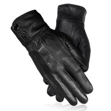 1 Paar Damen Leder Handschuhe