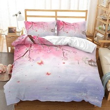 Queen Duvet Cover Set Silky