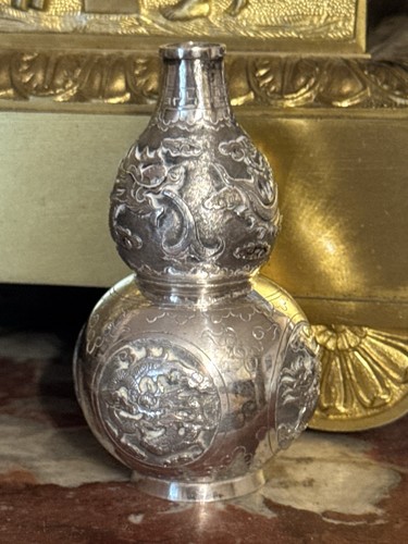 Miniaturvase aus massivsilber - miniaturvase,