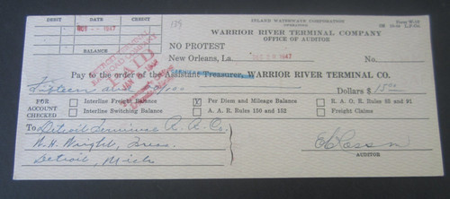 1947 warrior river - -,