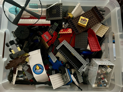 Lego konvolut kunststoffbox - in,