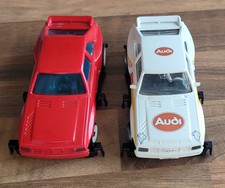 Carrera Servo 140 - 2x Audi quattro (weiß + rot)