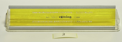 Rotring 5802 schriftschablone - 5802,