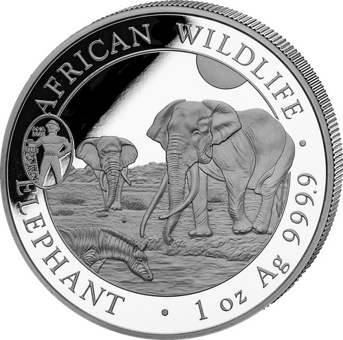 Unze silber somalia elefant - unze,