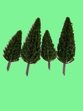 4x NOCH ? STECKBAUM BÄUME Tannen Baum 9-13 cm Modelleisenbahn H0 1:87
