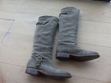 CATARINA MARTINS gepflegte Stiefel Shabby 37 Hippie Boho Ibiza Wildleder taupe