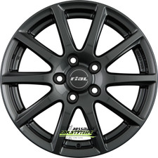 Rial Milano titanium 6.5x16 ET45 - LK5/112 ML57.1 Felge Alu