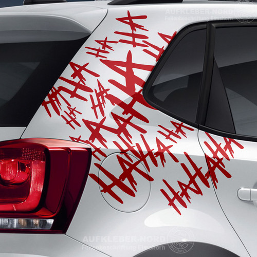 Schriftzug hahaha joker - hahaha,