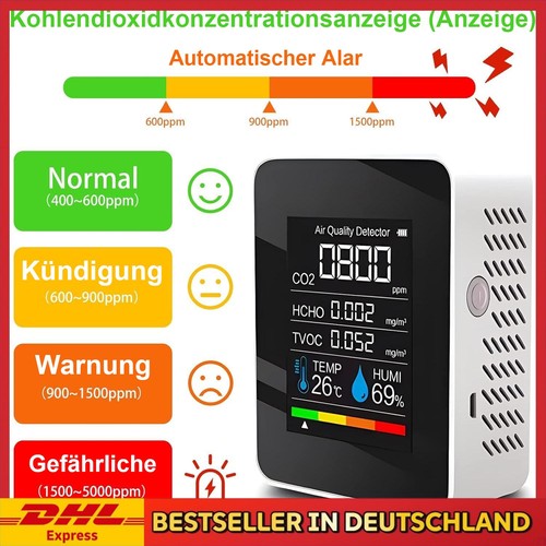 5in co2 messgerät melder - 1,