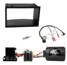 Einbauset Lenkradadapter Doppel DIN Autoradio für VW Golf 4 Polo Passat ISO