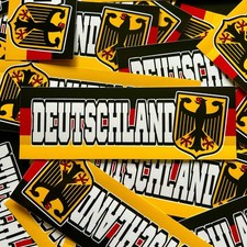 Deutschland Aufkleber Fußball