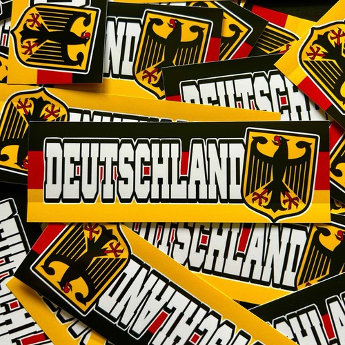 Deutschland aufkleber fußball - aufkleber,