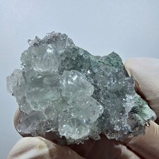 Seltene UV Calcit, Starburst Quarz Stufe Streep Mine, Gobobo. Namibia 47*38*21mm