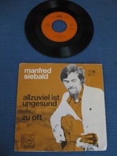 7"Single "Manfred Siebald -