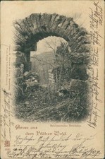 Ansichtskarte pfälzer wald - ansichtskarte,