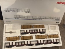 Märklin 4516 Güterwagen-Set "Rungenwagen Holztransport" OVP - Modelleisenbahn H0