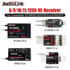 RadioLink RC Empfänger R12DS R12DSE R9DS R6DS R6DSM für RC Sender AT10/AT9S/AT9