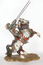 Große Veronese Ritter Ritterfigur Ritterrüstung Figur Reiter Pferd Reiterfigur