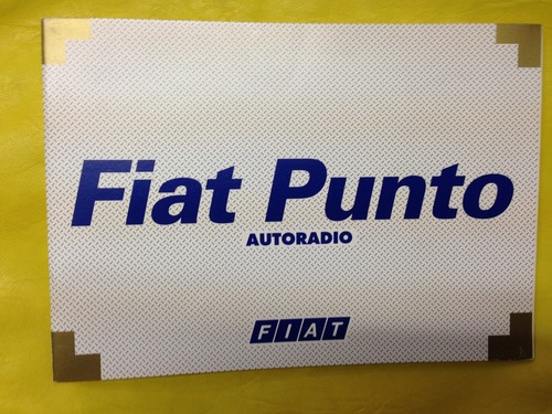 Fiat autoradio punto - fiat,