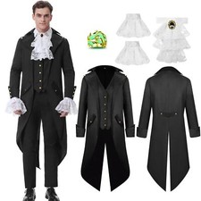 Mittelalter Kleidung Herren Viktorianische Frack Herren Kostüme für Männer Re...