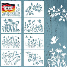 Malerei Schablonen Set Blumen