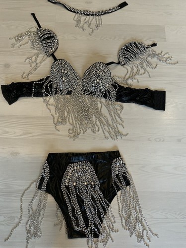 Bauchtanz kostüm set schwarz - bauchtanz,